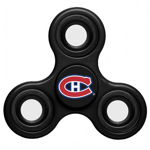 NHL Montreal Canadiens 3 Way Fidget Spinner C100 - Black